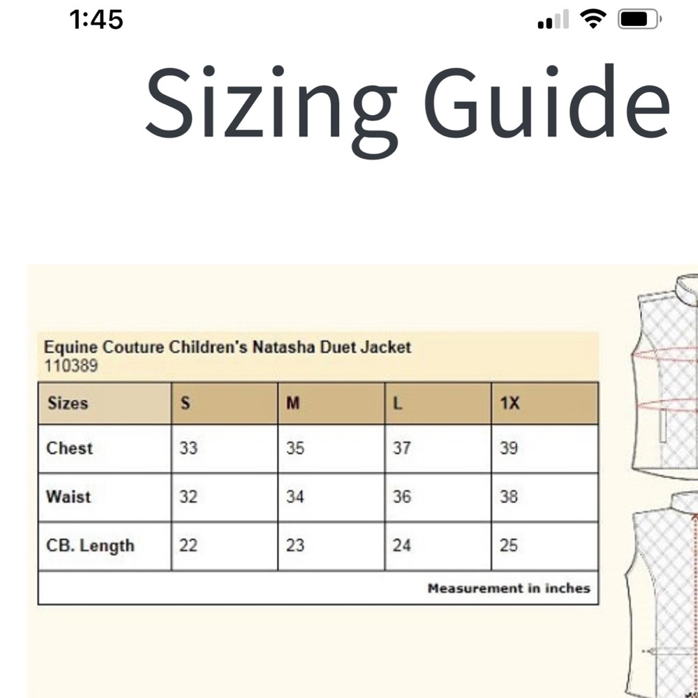 Equine Couture Natasha Duet Riding Jacket Girls XL Brown Zip-Off Sleeves NWT - Picture 7 of 7